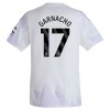 Camisola Manchester United Garnacho 17 Homen Equipamento 2ª 2025-26